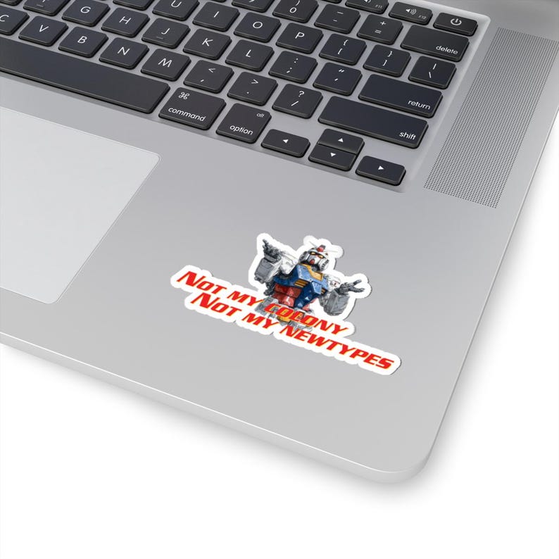 Sticker vinyle Gundam « Not My Colony » image 2