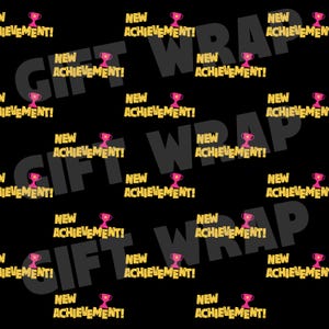 NEW ACHIEVEMENT! Dungeon Crawler Carl Gift Wrap Paper Roll - 2 Sizes Available image 3