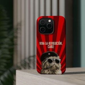 Viva Le Revolucion, Carl! Dungeon Crawler Carl Magnetic Impact-Resistant Cases iPhone Case