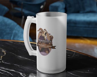Prepotente's Sarsaparill-AHHH! 16oz Frosted Glass Beer Mug, Dungeon Crawler Carl