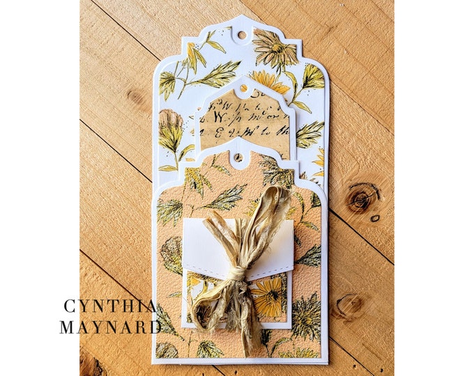 Studio Light Pocket Tag, Original Art, Junk Journal Insert Etsy