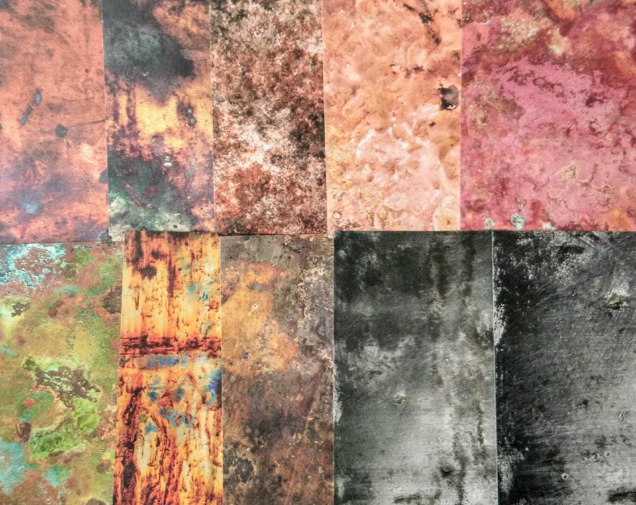 Metal Textures SAMPLER by Craft Consortium The Essential Craft Etsy