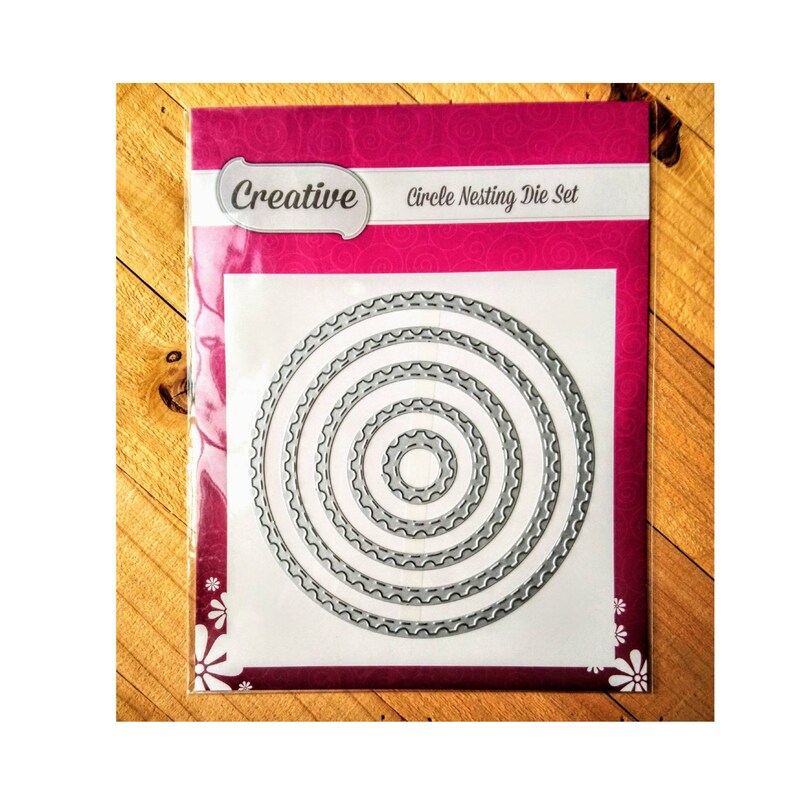 NEW Creative Circle Nesting Die Set 5 dies Stitched with Etsy