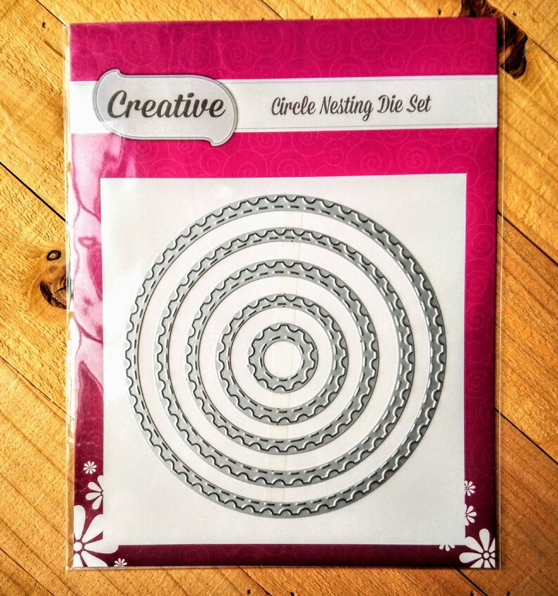 NEW Creative Circle Nesting Die Set 5 dies Stitched with Etsy