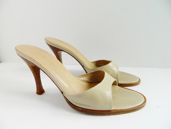 Vintage Bebe leather Mules - image 6