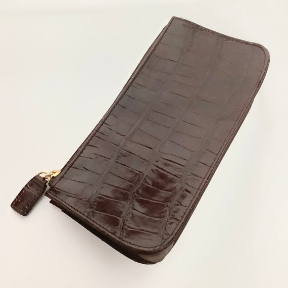 Vintage Small Clutch/ Brown Leather - image 1