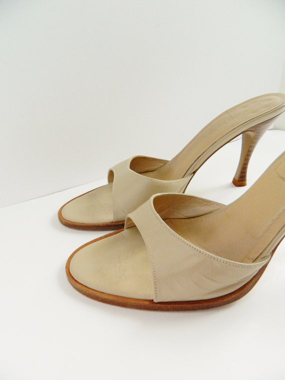 Vintage Bebe leather Mules - image 4