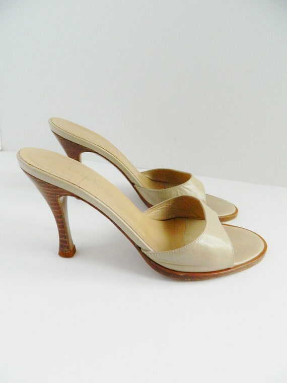 Vintage Bebe leather Mules - image 1