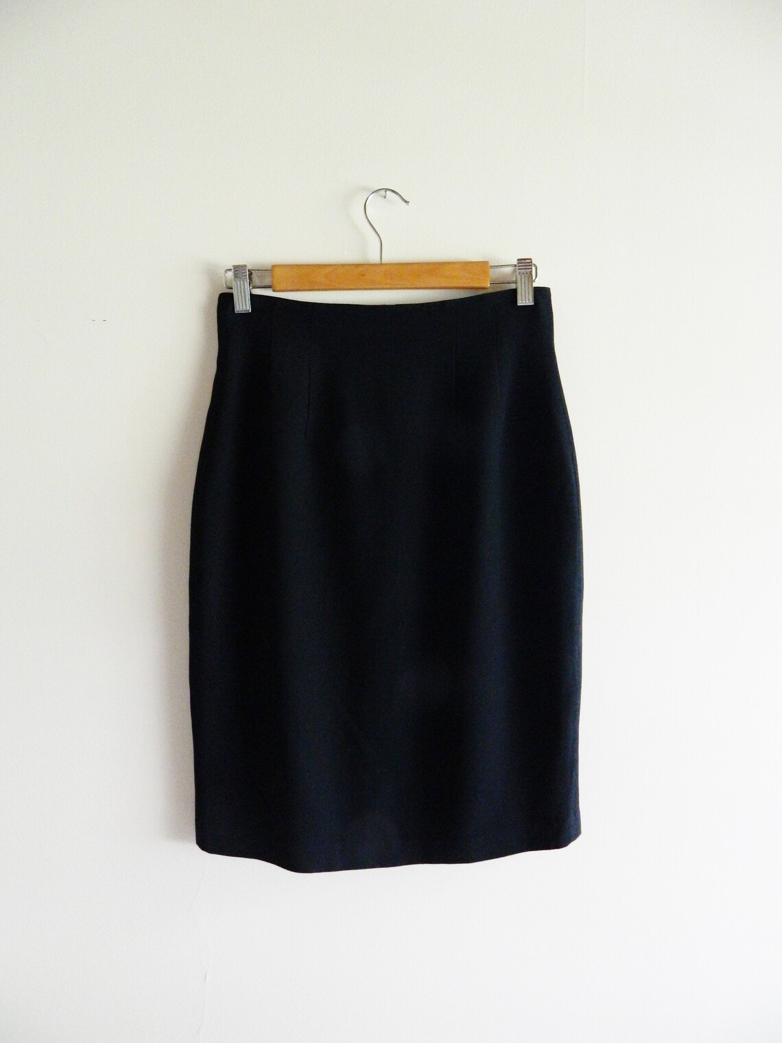 Kenar Petite Black Pencil Skirt 10P / Vintage | Etsy