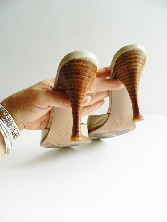 Vintage Bebe leather Mules - image 8