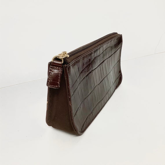 Vintage Small Clutch/ Brown Leather - image 3