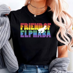 Camiseta de amiga de Elphaba, camiseta de bruja del orgullo, camiseta de aliado LGBTQ, regalo para fans de Wicked Broadway