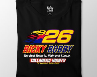 T-shirt de course Ricky Bobby : T-shirt drôle NASCAR Talladega Nights
