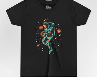 Astronaut Youth Tee, Kids Space Shirt, Fun Graphic T-Shirt, Back to School, Birthday Gift, Summer Outfit