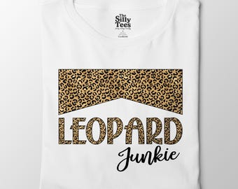 Camiseta con estampado de leopardo: estilo guepardo audaz, camiseta gráfica moderna
