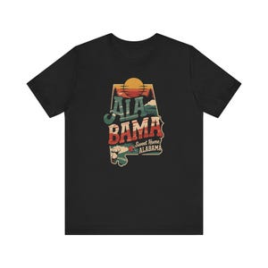 T-shirt Sweet Home Alabama, chemise rétro de l'État de l'Alabama, t-shirt vintage Southern Pride, souvenir de voyage en Alabama, cadeau du patrimoine du sud