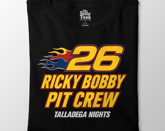 T-shirt Ricky Bobby Pit Crew : T-shirt de course Talladega Nights