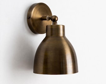 Stilnovo Stil Wandleuchte - Mid Century Modern Messing Diabolo Licht