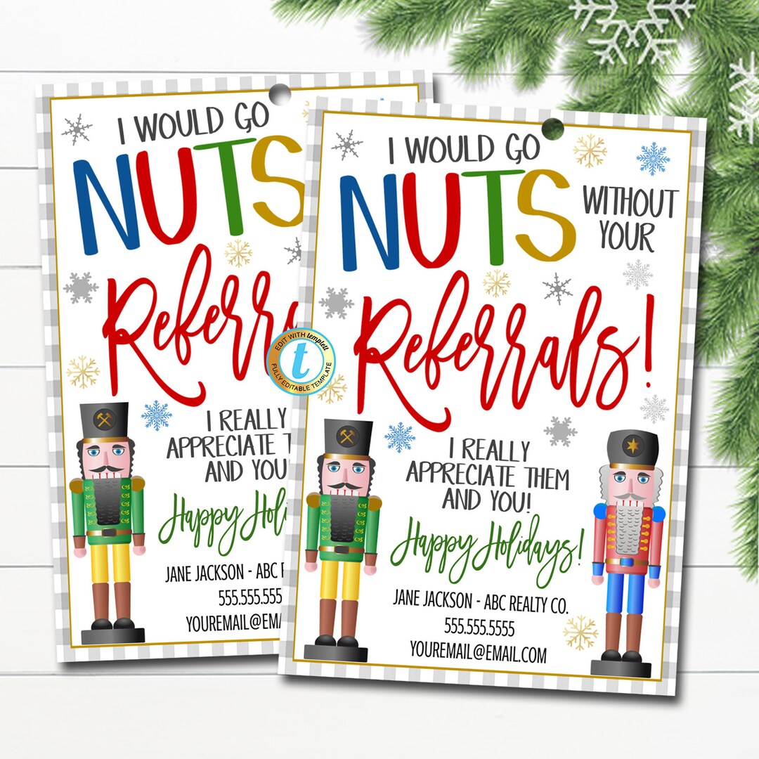 christmas-nuts-realtor-pop-by-gift-tags-i-d-go-nuts-without-your-referrals-gift-tag-holiday-marketing-treat-snack-tag-editable-template-etsy