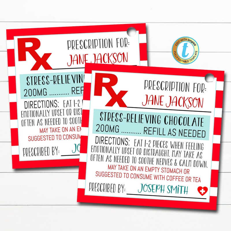 Funny Prescription Labels - Etsy
