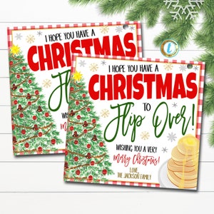 Kerstcadeaukaartjes, ik hoop dat je een kerst hebt om om te draaien, Vakantiegunstkaartjes, Leraar, personeel Vrijwilliger Witte Olifant, Bewerkbare sjabloon