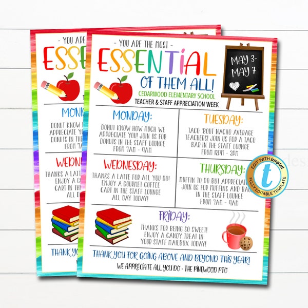 Teacher Appreciation Week 2021 Poster Etsy