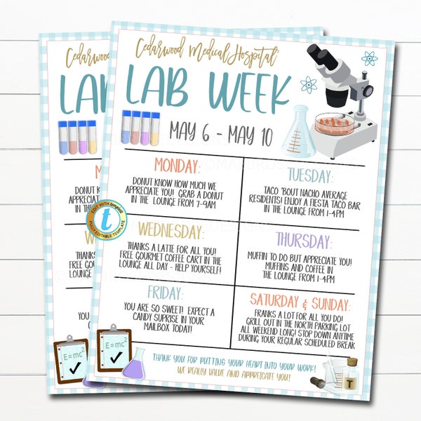 Lab Week - Etsy