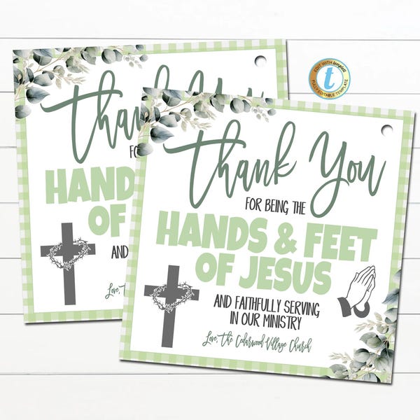 Thank You for Serving Cards, Church Volunteer Appreciation Printable, Children's Ministry Volunteer, Digital Download, Editable Template