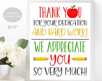 Thank You For Your Hard Work And Dedication Quotes