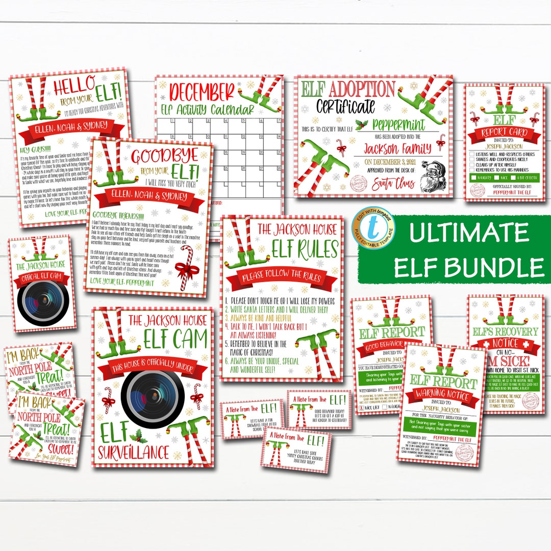 elf-activity-kit-christmas-printables-elf-adoption-goodbye-elf-letters-elf-jokes-elf-report