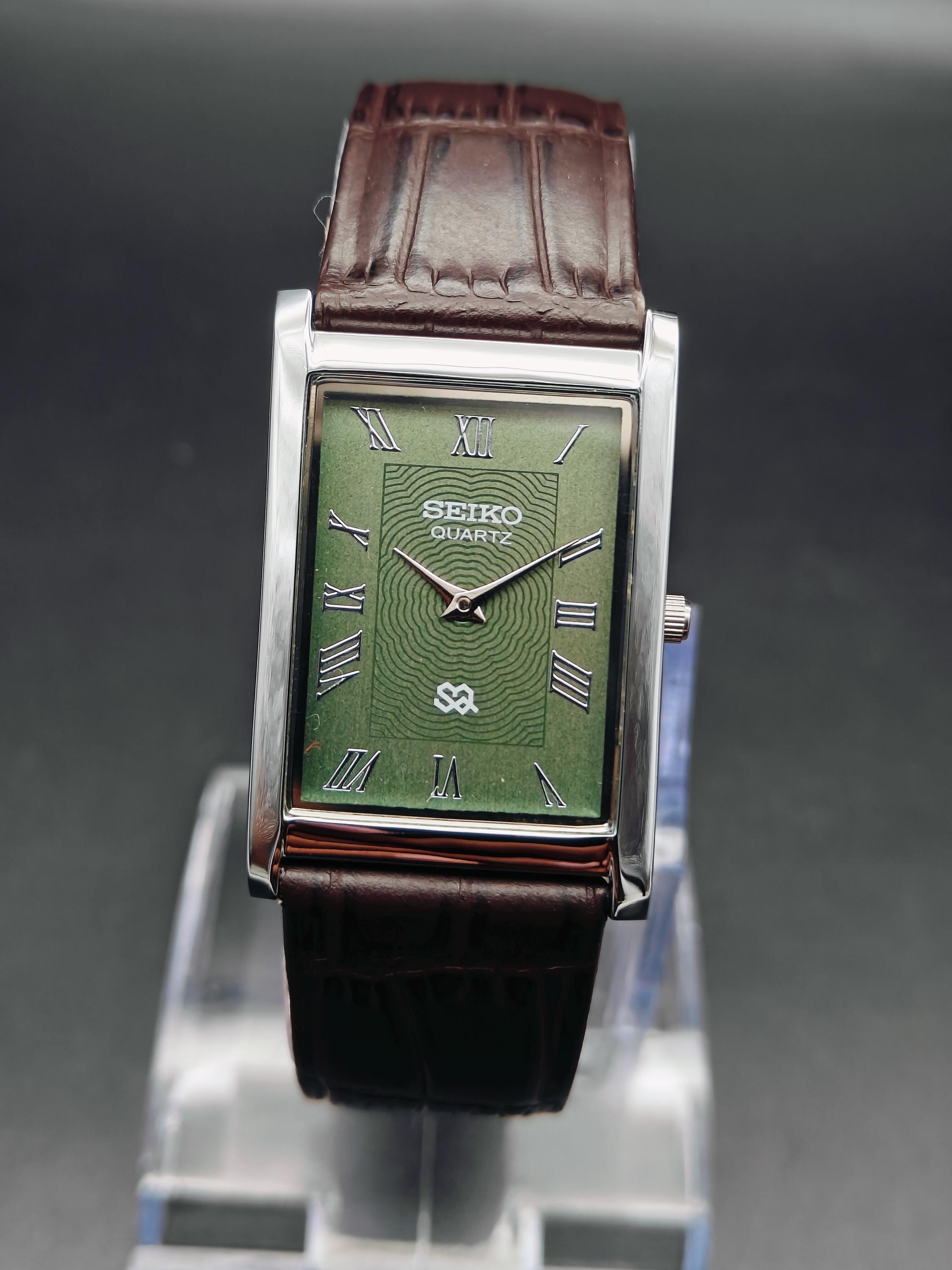 【美品】SEIKO Dolce　タンクメンズクォーツ SEIKO Dolce メンズクォーツ ゴールド レザー｜Yahoo!フリマ（旧