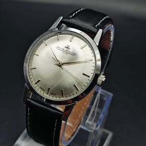 Vintage Jaeger Le-Coultre Hand-Winding Watch: Restored Swiss Day-Date