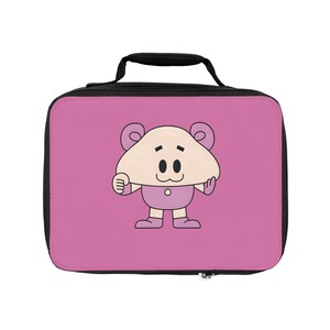 Cute Cartoon Lunch Bag - Fun Kawaii Insulated Tote for Kids, Back to School, Picnic, Snack Time, Lunch Box for Boys & Girls