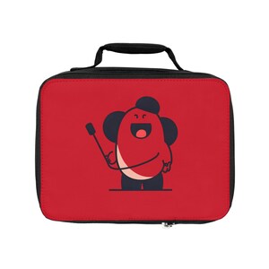 Cute Character Lunch Bag, Cartoon Bento Bag, Kids Lunchbox, School Meal Bag, Fun Food Carrier, Back to School Essential
