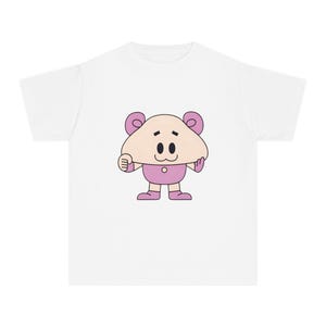 Cute Cartoon Bear Youth Tee, Kids Graphic Shirt, Fun Summer T-Shirt, Birthday Gift, Playful Kids Apparel, Everyday Casual Wear