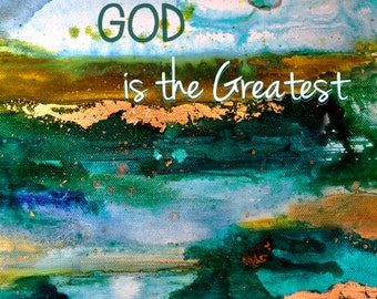 Digital / Downloadable "God is the Greatest" Islamic Poster Prints