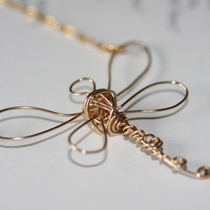 Dragonfly necklace