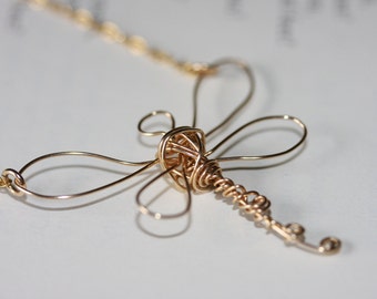 Dragonfly necklace