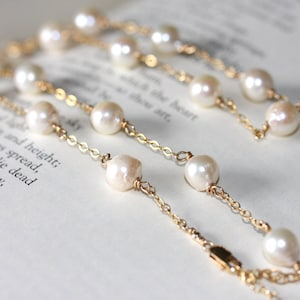 Saltwater pearl necklace