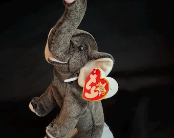 Trumpet the Elephant 2000 Retired beanie baby MWMT