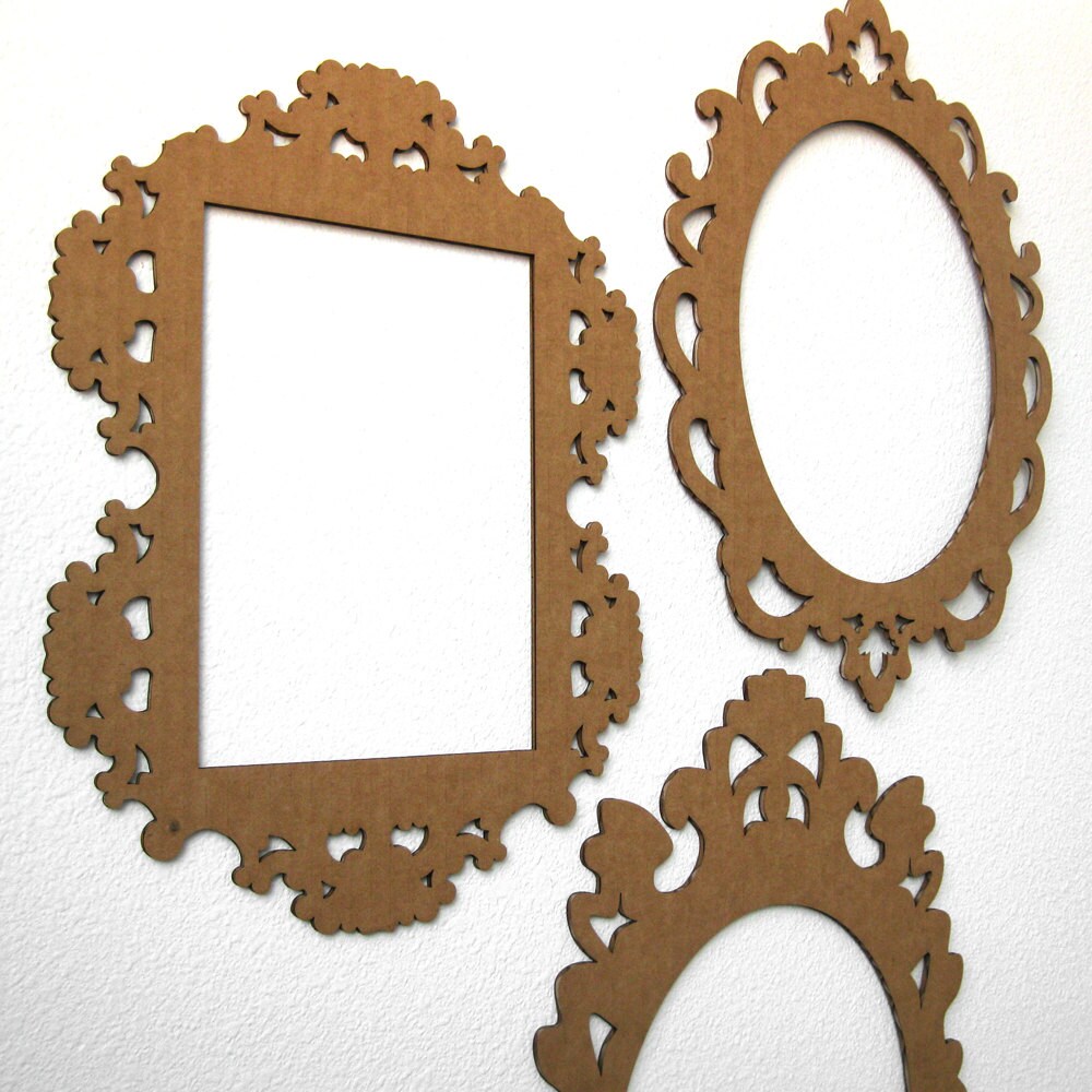 Decorative Cardboard Frames Photobooth Frames Paper Frames Etsy