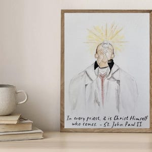 Catholic Priest Printable Artwork