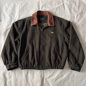 Golden Bear Vintage Leather Jacket - Etsy