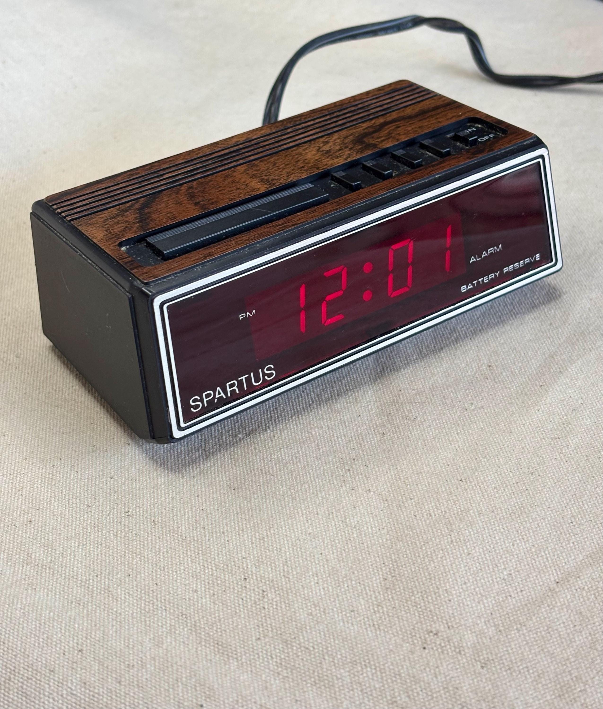 70s Space Age Alarm Clock - Etsy