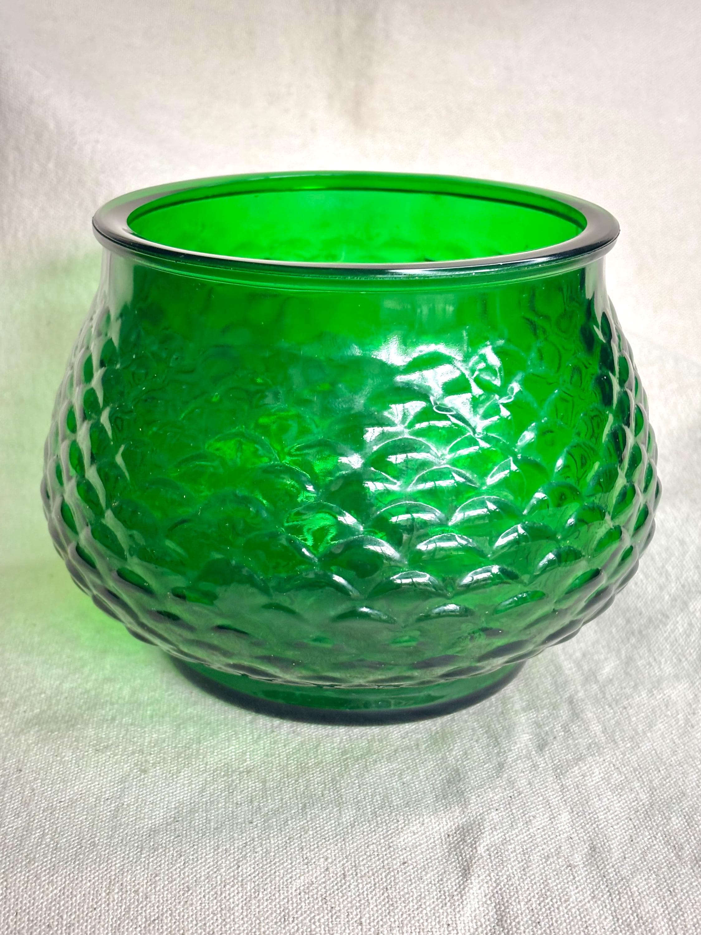 Mid Century Glass Fish Vase - Etsy
