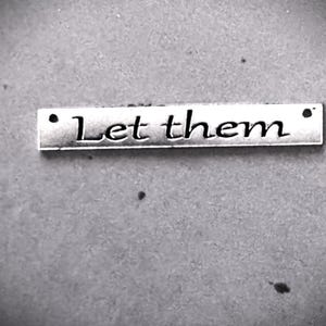 Let Them bracelet or necklace permanent jewelry connector for PJ sterling silver 925 charm pendant