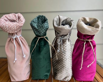 Wine bottle gift bags