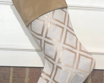 One (1) gold shimmer diamond stocking - last 2 available