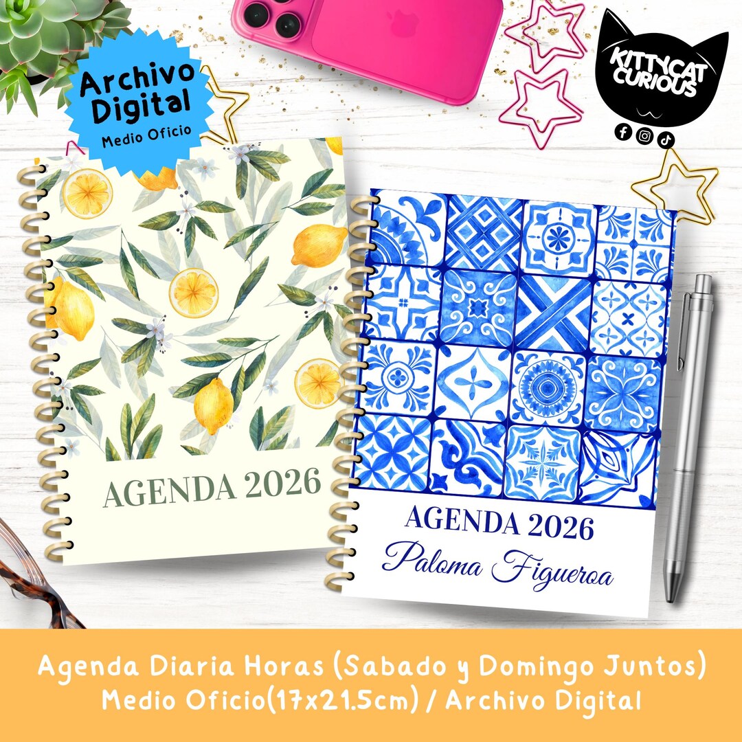 Daily Executive Planner With Hours – Digital PDF File (half Letter Size ...