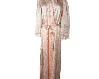 Rare New Vintage Christian Dior Nightgown Robe Womens Sm Pink Lace 100% Nylon